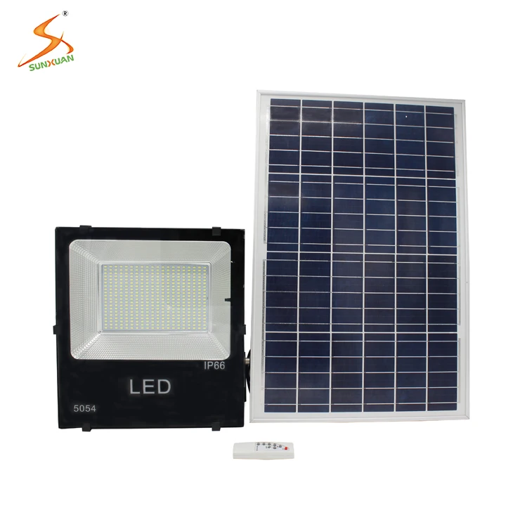 200W 2721lm Solar Flood Light 2 Years Warranty LED Flood Lamp 2700K 6000K Solar Lighting For Billboard Park Garden