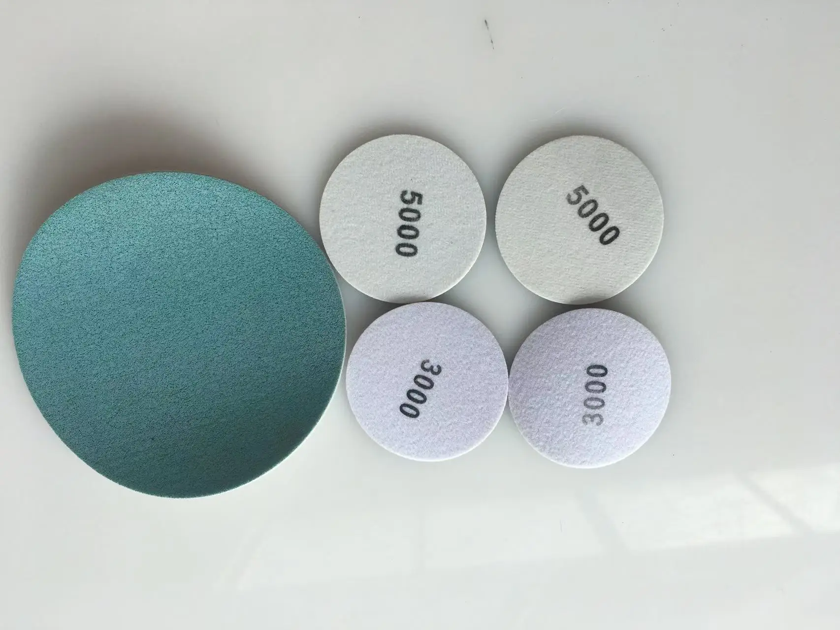 OEM Pyramid Sponge Sand 3inch round Abrasive Tools with  Aluminum Oxide Aluminium Materials for Grinding