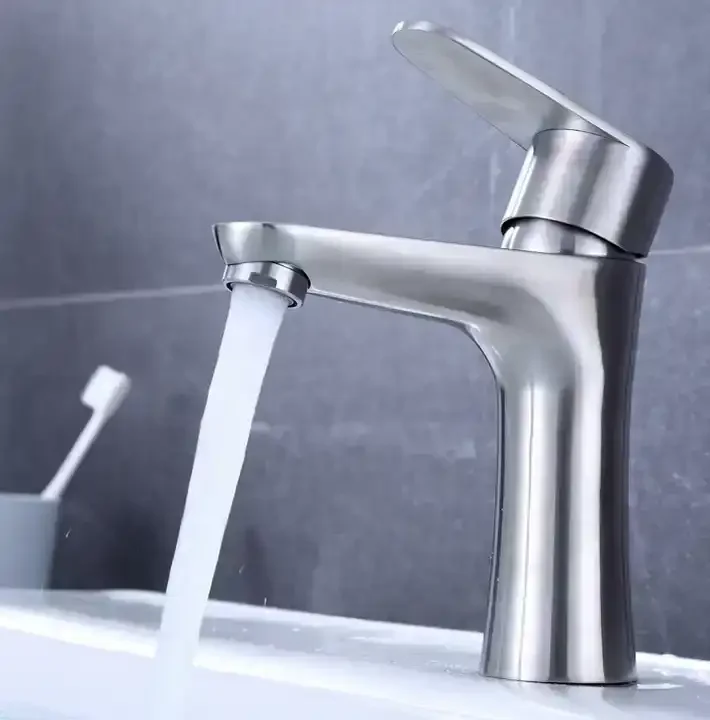 WELS CE Stainless Steel Brass Main Body and Handle Single Hole Single Handle Kitchen Mixer Kitchen Faucet Kitchen Taps