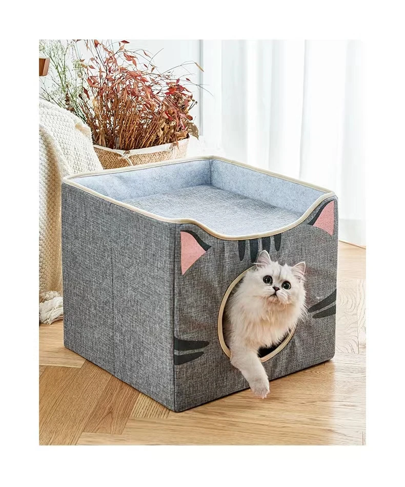 new fashion all- purpose Foldable stereoscopic indoor  cat house cardboard cat house cat bed