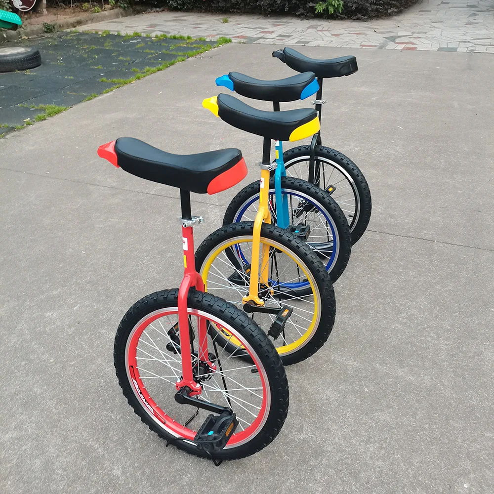 wholesale 16/18/20/24 Inch Steel Unicycle Bicycle children adult single-wheeled bicycle acrobatic performance props balance car
