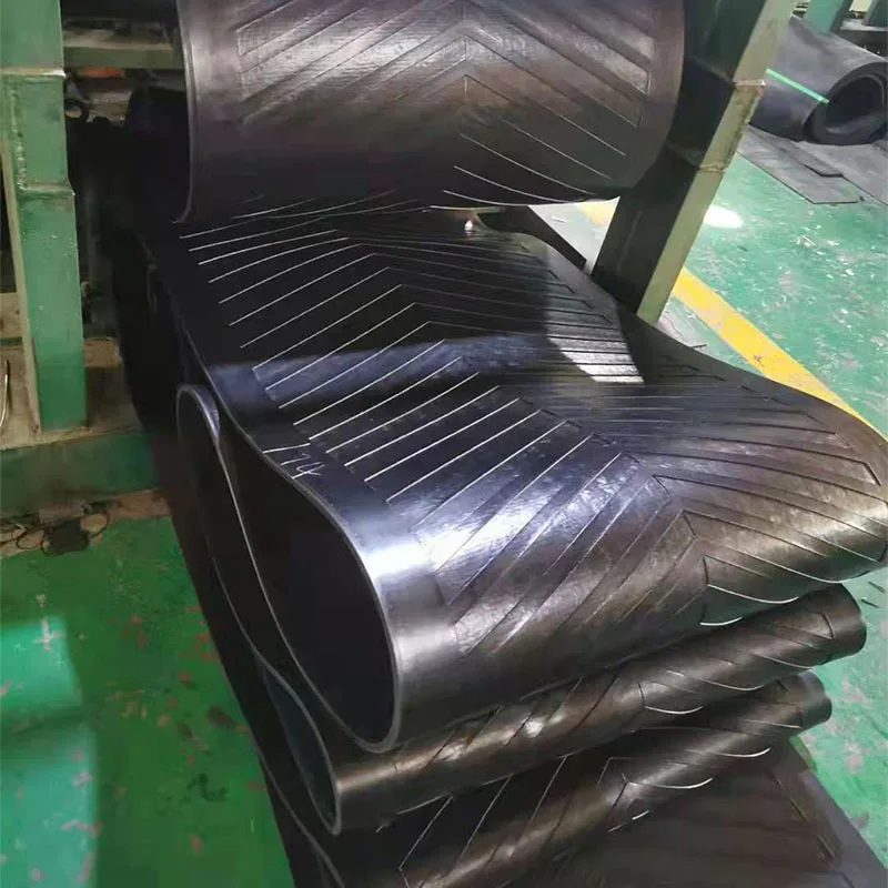 LIANGZO Wholesale Custom Pattern Rubber Heavy Duty Chevron Rubber Conveyor Belt