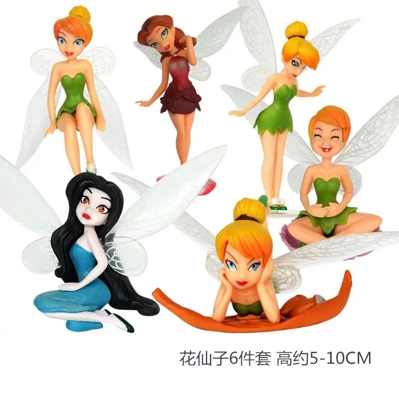 Принцесса Топпер торт красивый Faer 6-Piece день рождения торт украшение выпечки фестиваль украшения сцены День Рождения вечерние украшения