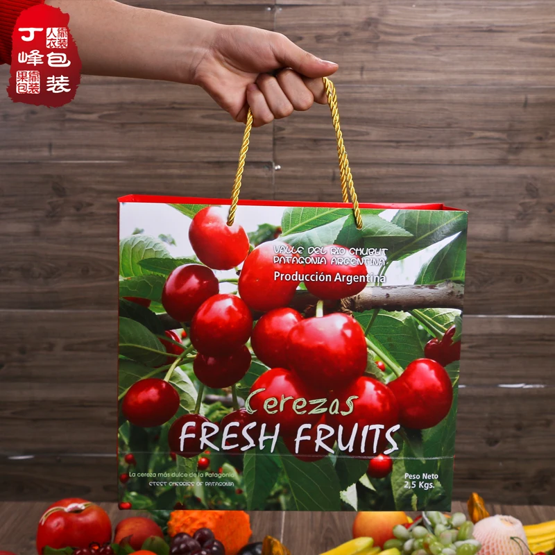 
Custom 5kg Cherry Cherry Packaging New Zealand Intellect Cherry Cherry Gift Box Fruit Packaging 