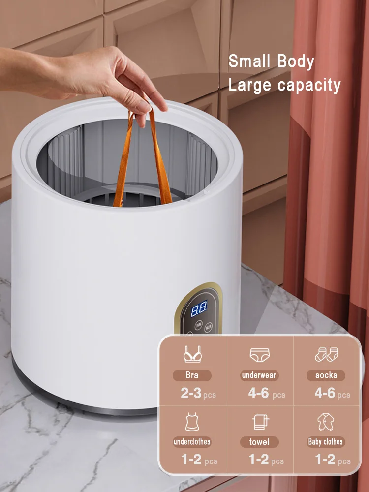 CE approved car power supplier baby washer dryer with dryer