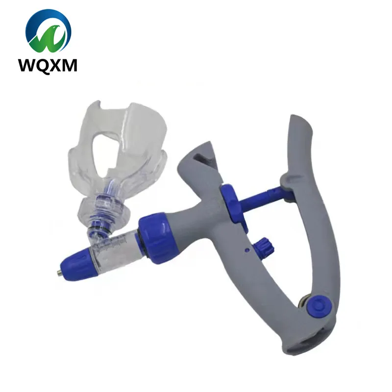  Factory Price Veterinary 1ml/2ml /5ml Continuous Animal Injection Gun Plastic Poultry Vaccine Syringe with bottle for