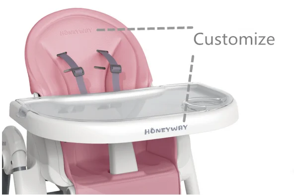 
Multifunction Children Baby Dining Chairs High Back Highchair for Baby Plastic Customized 55*80*104cm 6 Month+ Welcomed 1PC/CTN 