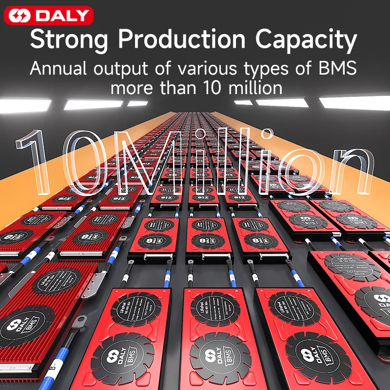 Daly bms 36v with active balance 1a li-ion battery 18650 battery 10s 15a 20a 36v bms active equalizer balancer portable battery