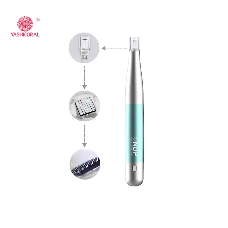 Electric Nano Needling Dermapen Beauty No Needle Mesotherapy MTS Meso Skin Infusion Professional Rechargeable Wireless Derma Pen (1600075413656)
