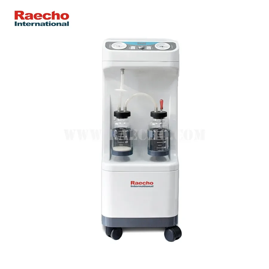 Mobile Electric  Oil-free Suction Device Aspirator Plastic CE Portable Vacuum Medical Surgical Suction Machine for Surgery