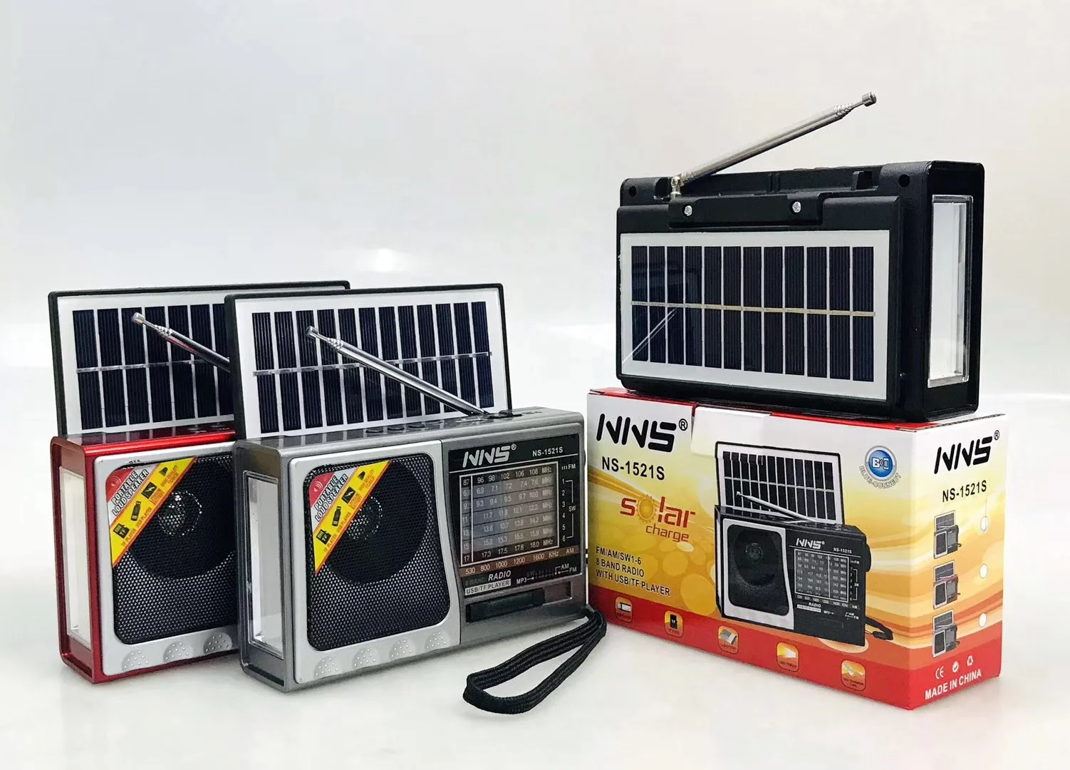  NNS 1521S FM AM SW 3 диапазона винтажное Ретро Радио перезаряжаемое радио со светодиодной подсветкой с USB SD TF Mp3 солнечной