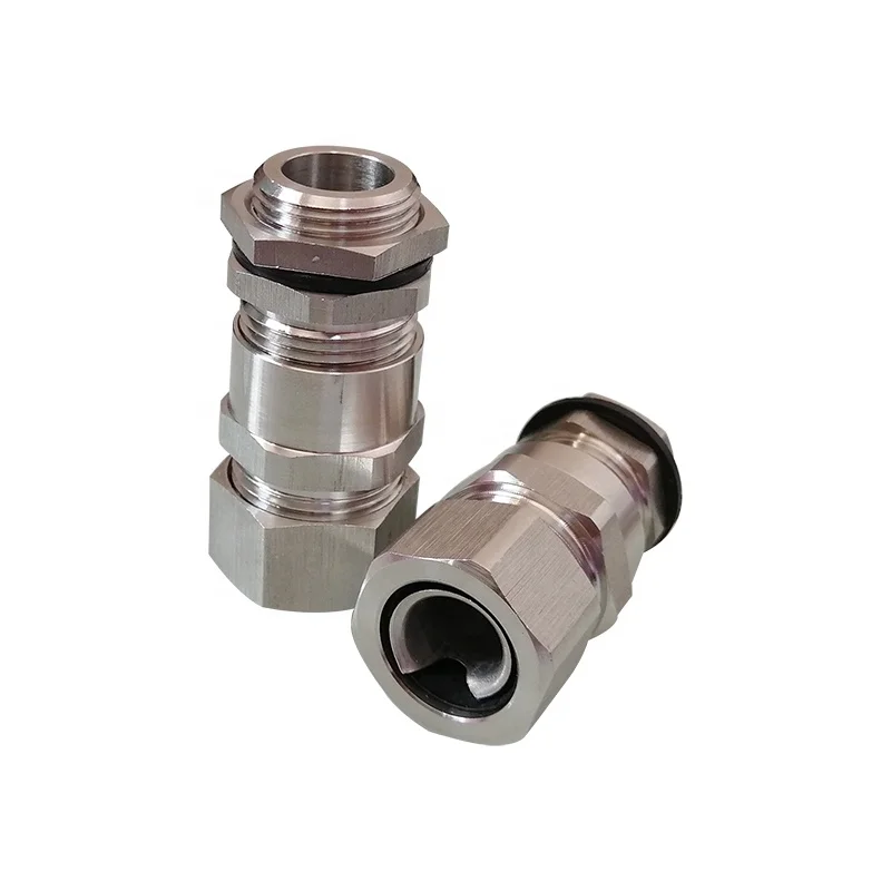 1-1/4 inch SS304 SS316 liquid tight electrical cable conduit fitting 32mm flexible conduit gland