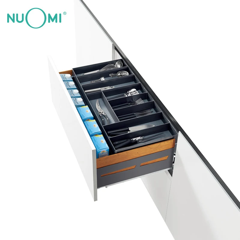NUOMI MIRAGE Series Cabinet Accessories Two Tiers Drawer Pull Out Basket Kitchen Storage