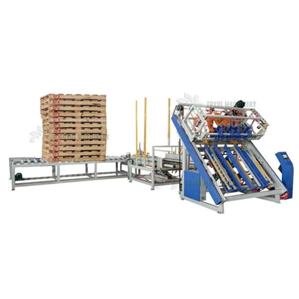 Automatic wood stringer pallet making machine/EURO wood pallet assembly machine/wooden pallet production line