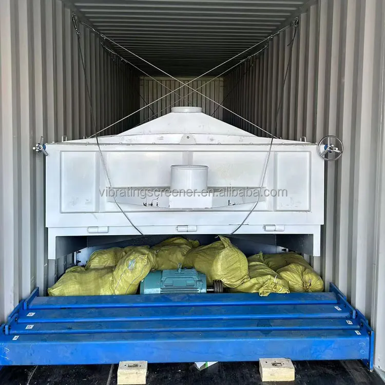 FYBS rectangular gyratory screen machine for silica sand coal charcoal graphite magnesium oxide calcium chloride