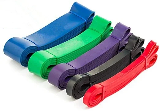 Напечатанные на заказ латексные длинные Эспандеры для тренировок комплект тянущихся эспандеров