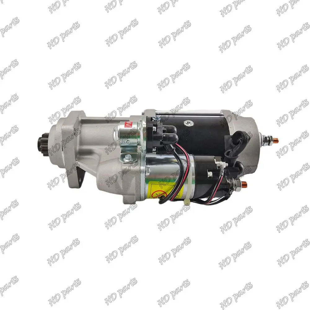 QSB6.7 R290-9 Starter Motor 24V 10T 7.5KW 4934655 4935789 5336432 128000-256 For Cummins Engine