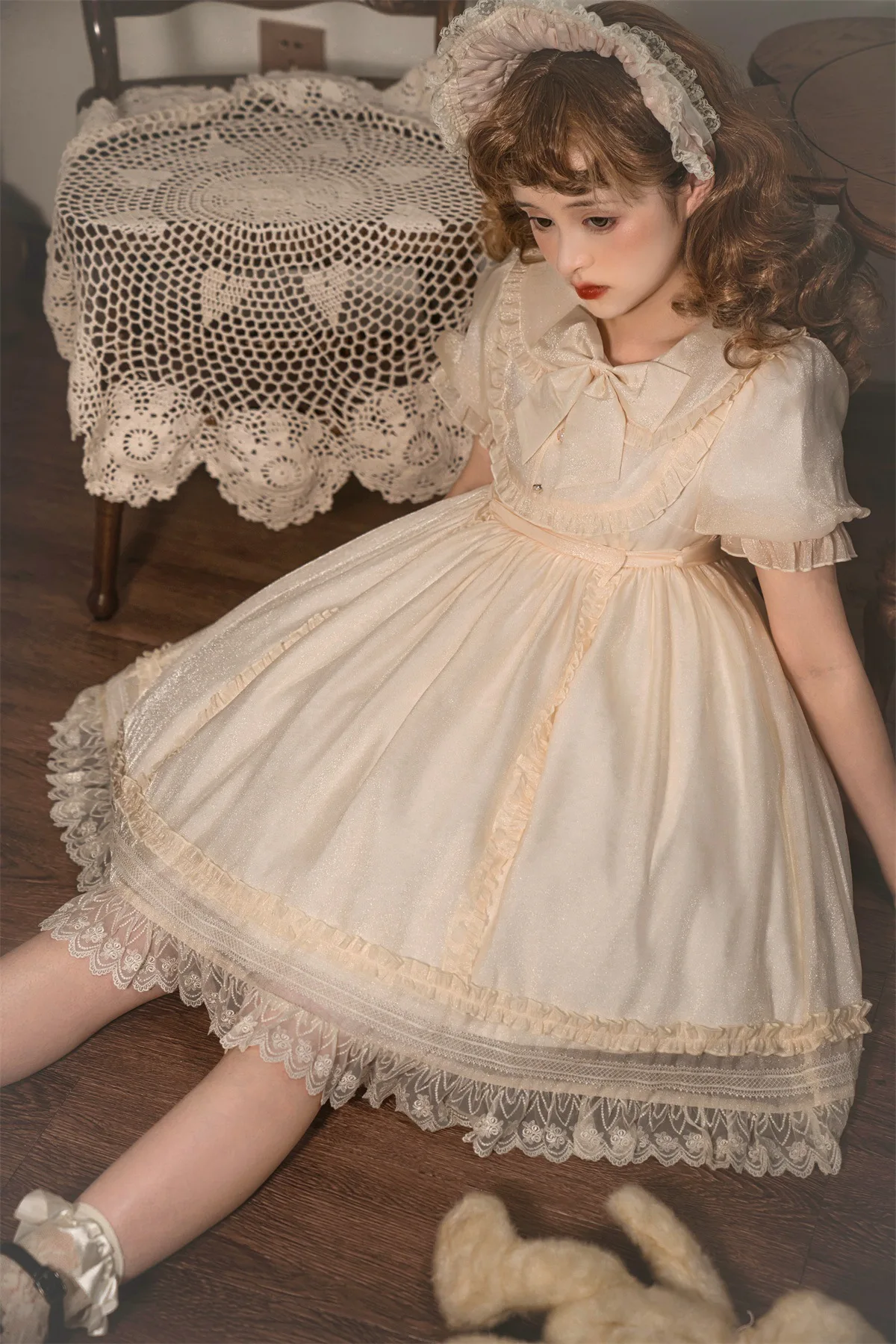 lolita dress kids anime french maid apron lolita fancy dress cosplay 2022 new women dress black lolita sweet kawaii