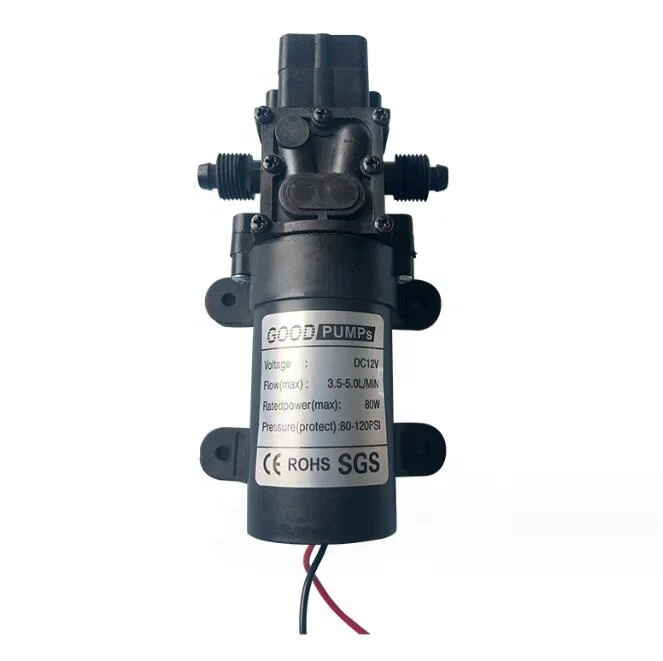 mini DC12V 24V cheaper self-priming high pressure agricultural spray pump 12v diaphragm pump