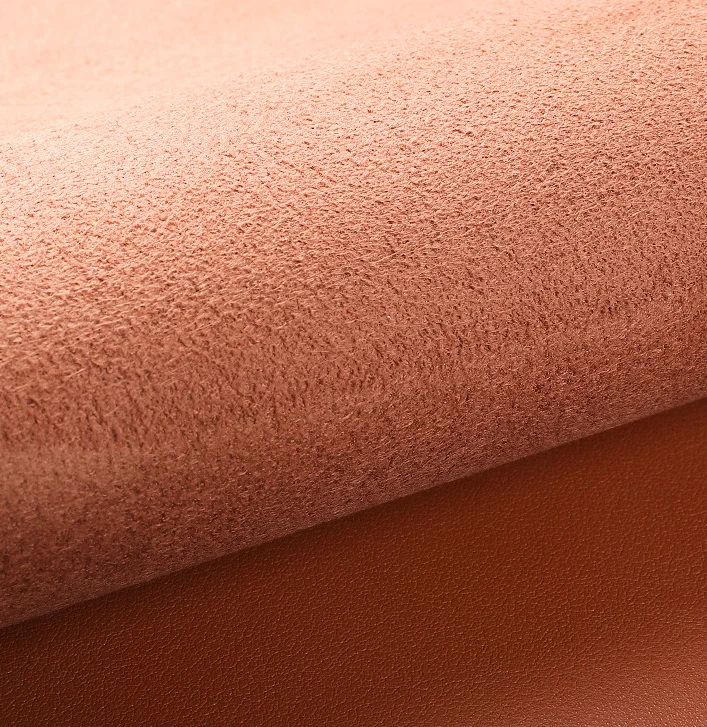 Wholesale Y538 popular 1.65mm Faux leather Suede PVC artificial leather for Sofa Chair Notebook bag