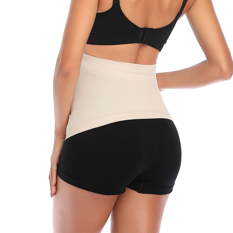 Wholesale Breathable Logo Custom High Elastic Seamless Pregnant Women Pregnancy Maternity Antenatal Support Belt