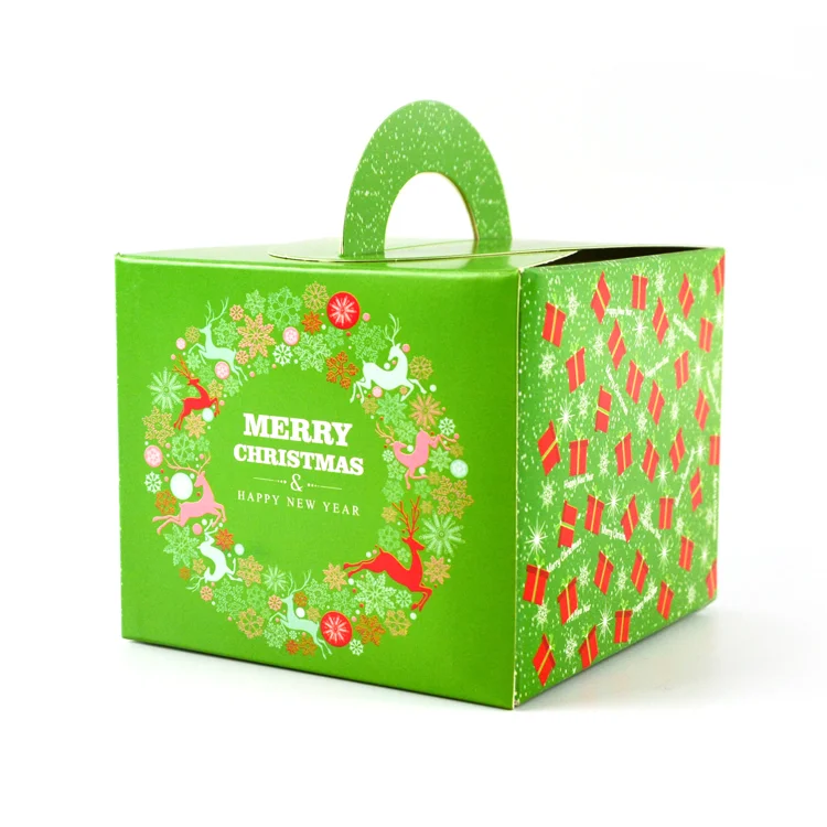 
Rongmei Custom Printed Small Paper Folding Candy Gift Boxes for Christmas CMYK Color Paperboard Recyclable Gift & Craft 3000pcs 