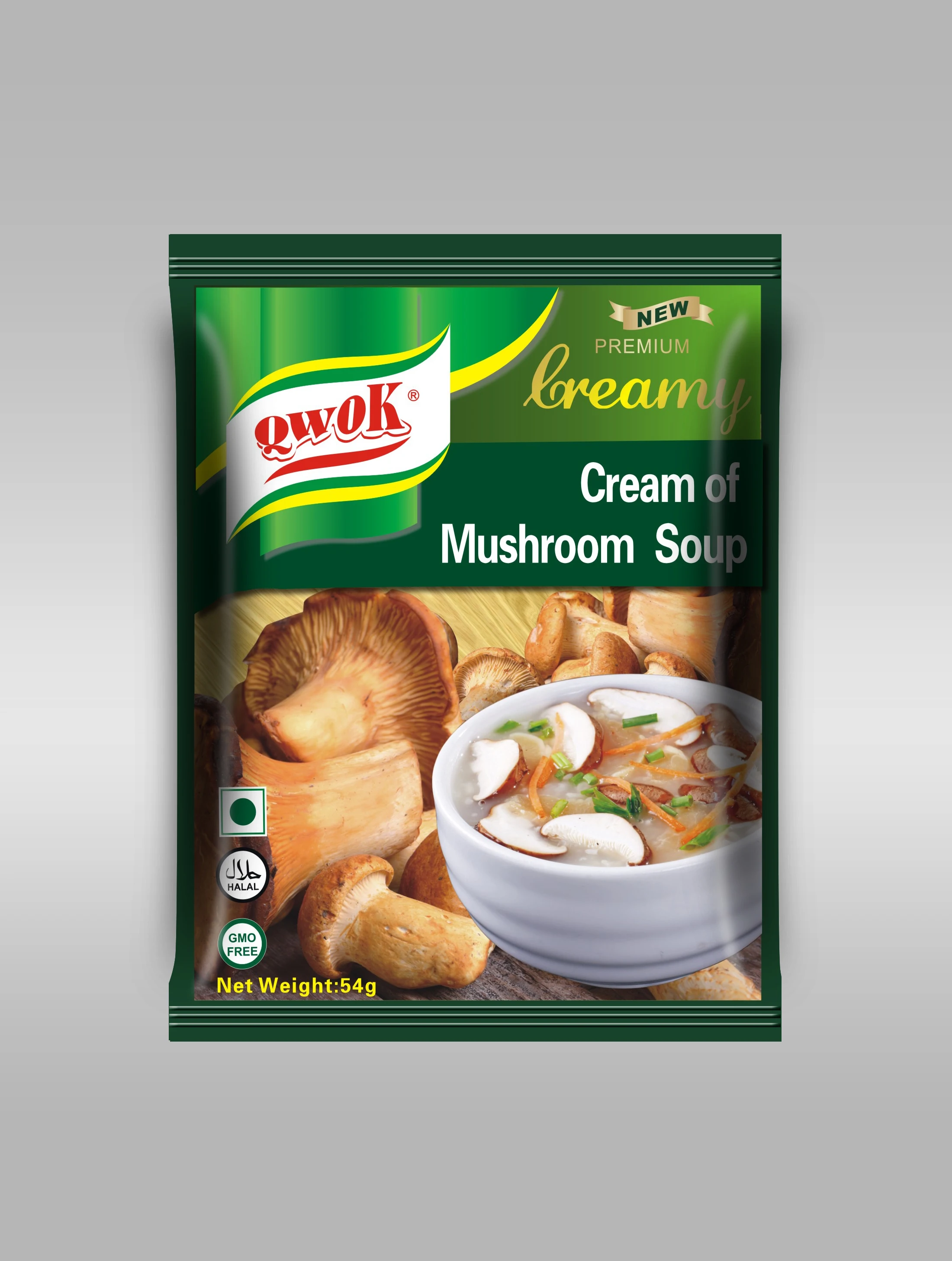 qwok series creamy mushroom soup