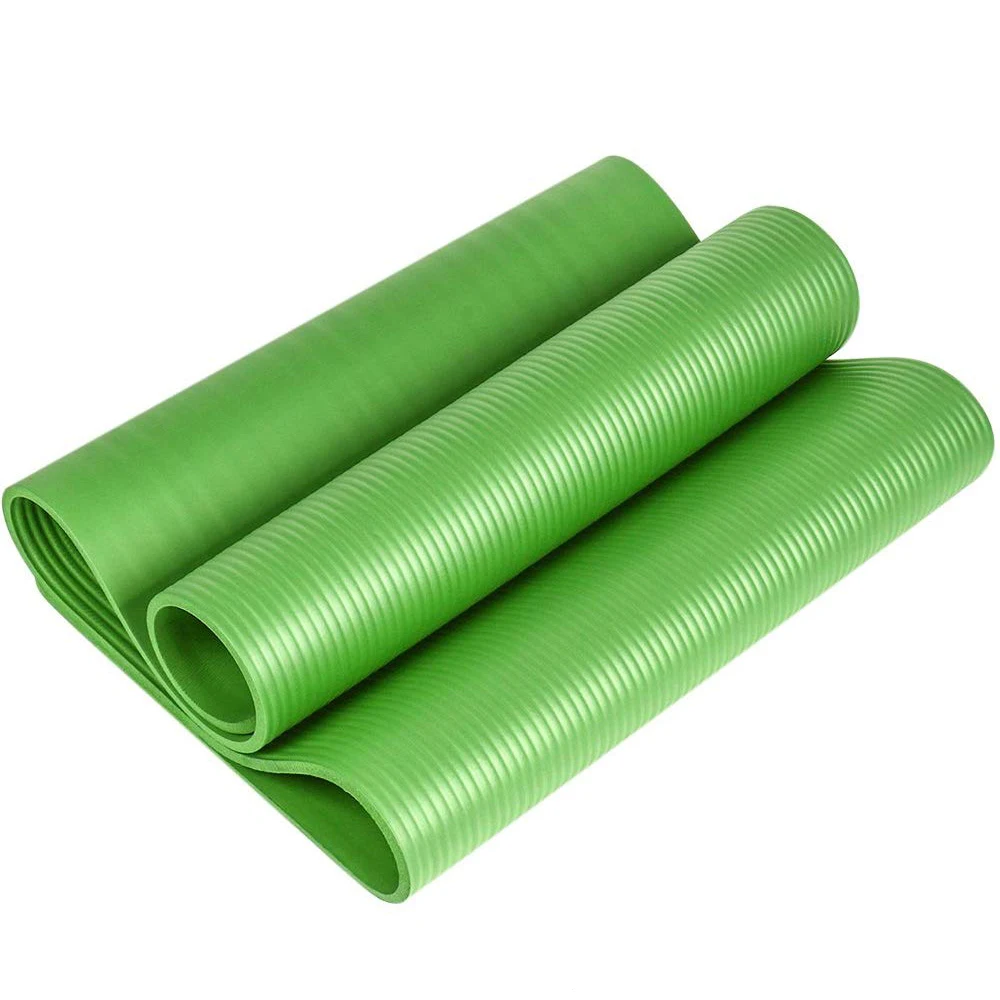 1.5cm thickness pink and green gymnastics unique fancy nbr yoga mats with carry bag