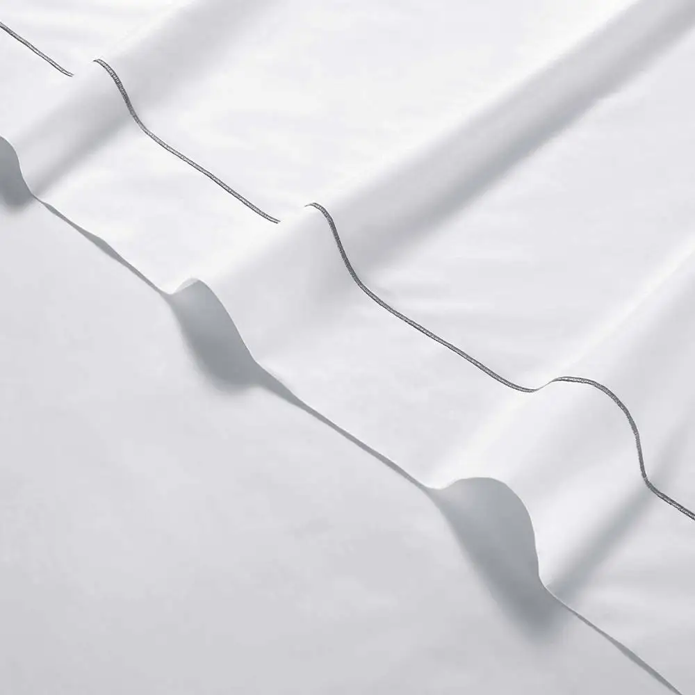 100% combed cotton high thread count sateen fabric 600 tc