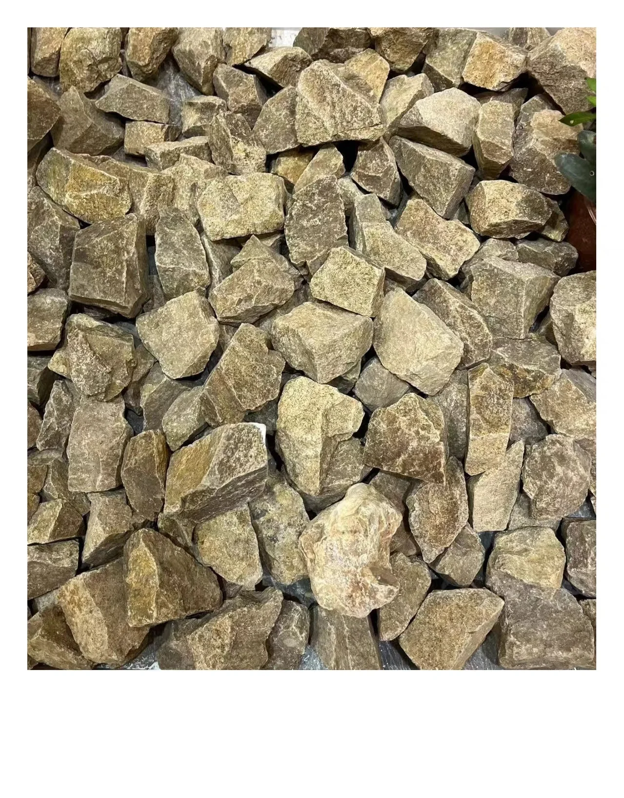 white Natural Surface Granite Paving Stone Cubestone Driveway Paver