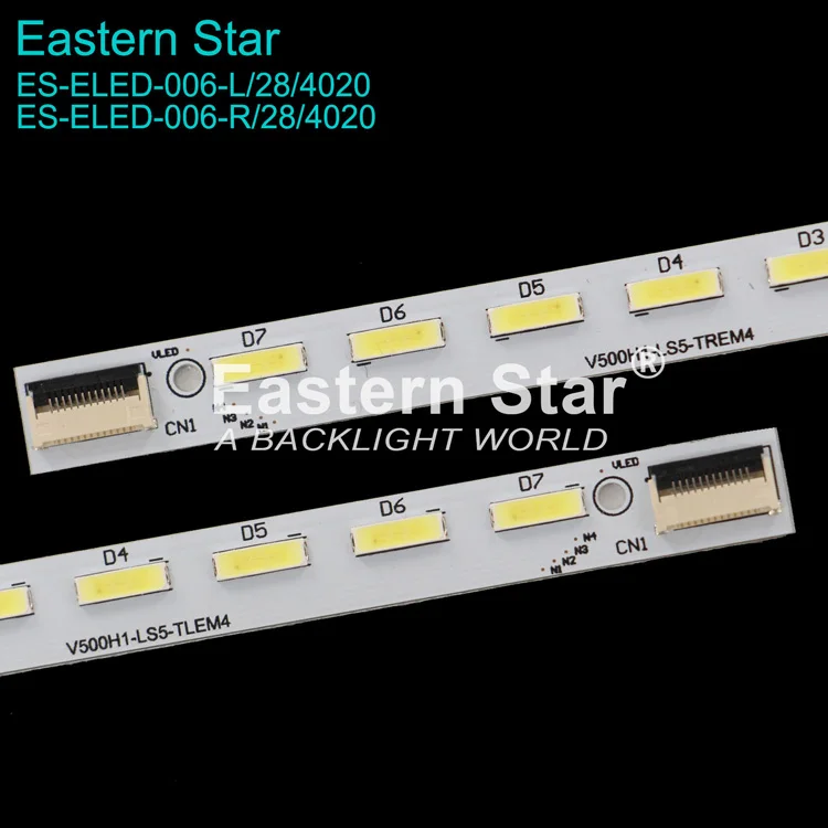 ES-ELED-006 Tira Led V500H1-LS5-TLEM4 Wl5000SMT LE50D8800 LED TV Backlights strip lights 28LED 315MM