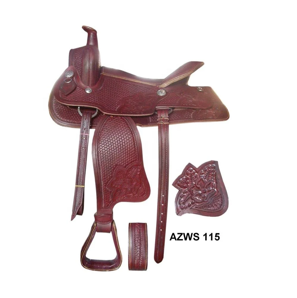 
Dark Brown Western Leather Saddle 