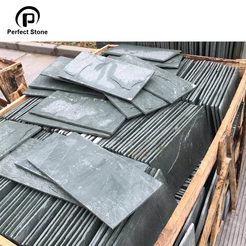 Natural Dark Green Slate for Roofing and Flooring With Factory Price