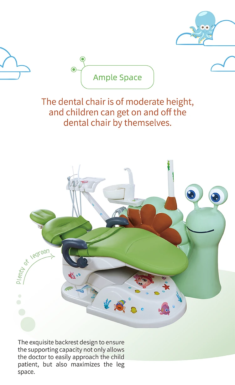 Chinese Manufacturer GD-KID Brand Name Dental Chair Equip With LED Sensor  Operation Lamp