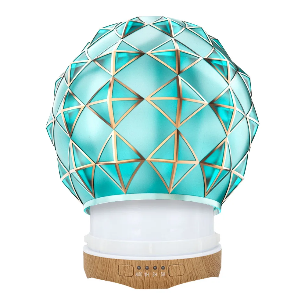 Green Diamond Glass Fragments Fragrance Diffuser Glass Spray Machine Essential Oils Diffuser