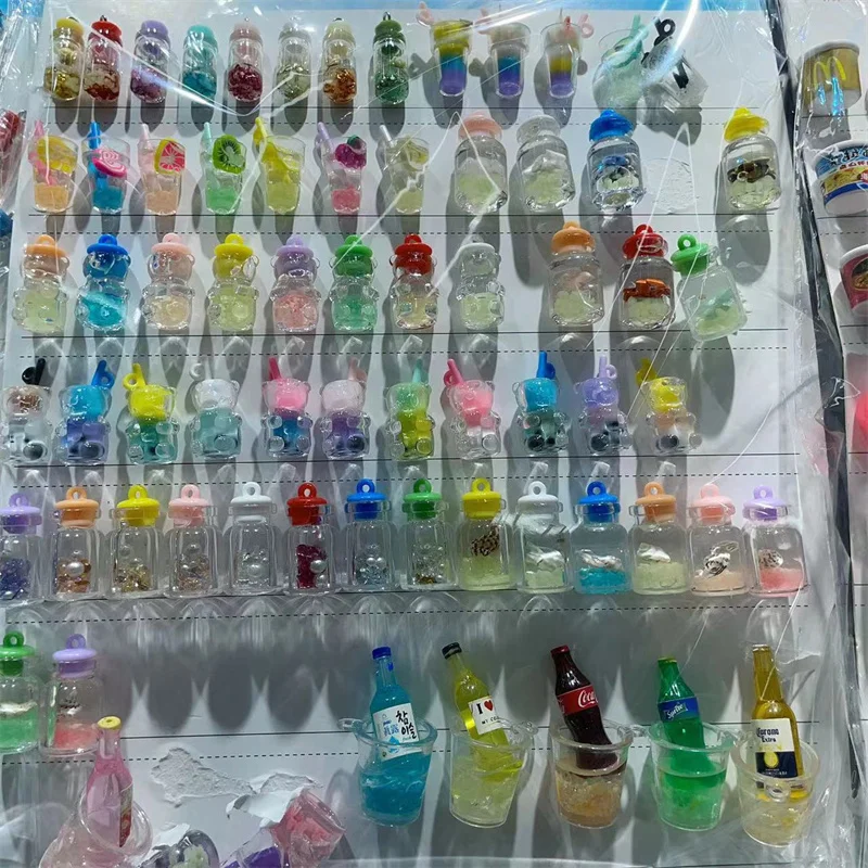 Cartoon Factory Wholesale Kawaii Resin Flatback Cabochon Charms For Jewelry Making DIY Hair Pin Phone Case Slime Craft Toys