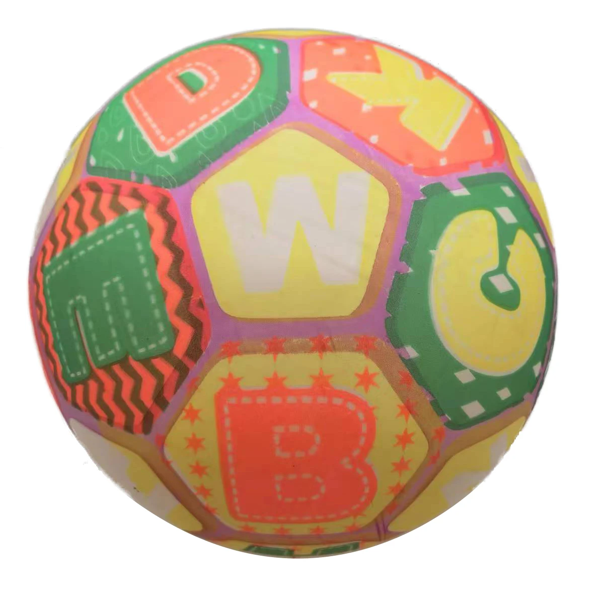2023 Inflatable Toy Ball PVC Colorful Design 23cm Custom Logo Printed for Kids