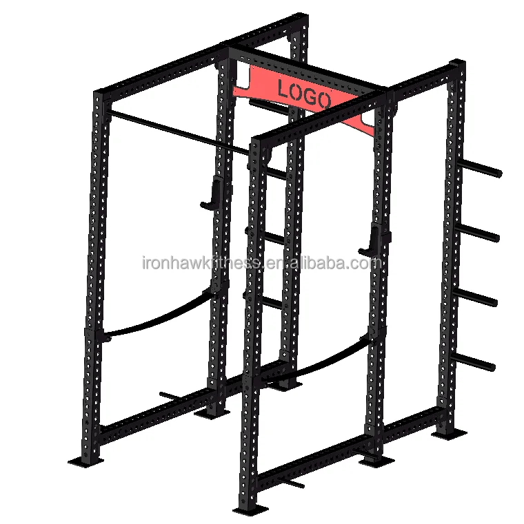 Ironhawk Monkey Cross fit Rack Super Tall Pull Up Bar Handles Dip Station New Rig System power rack  for work out