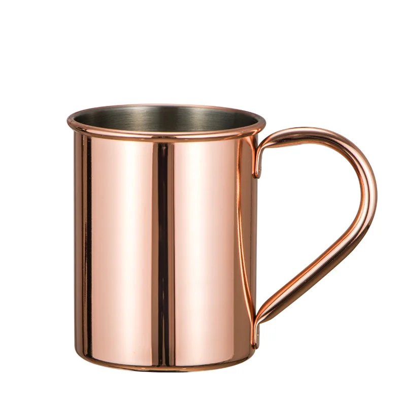 304 stainless steel straight barrel mug for bar Moscow Julie mule mug 420ml capacity beer bar mug
