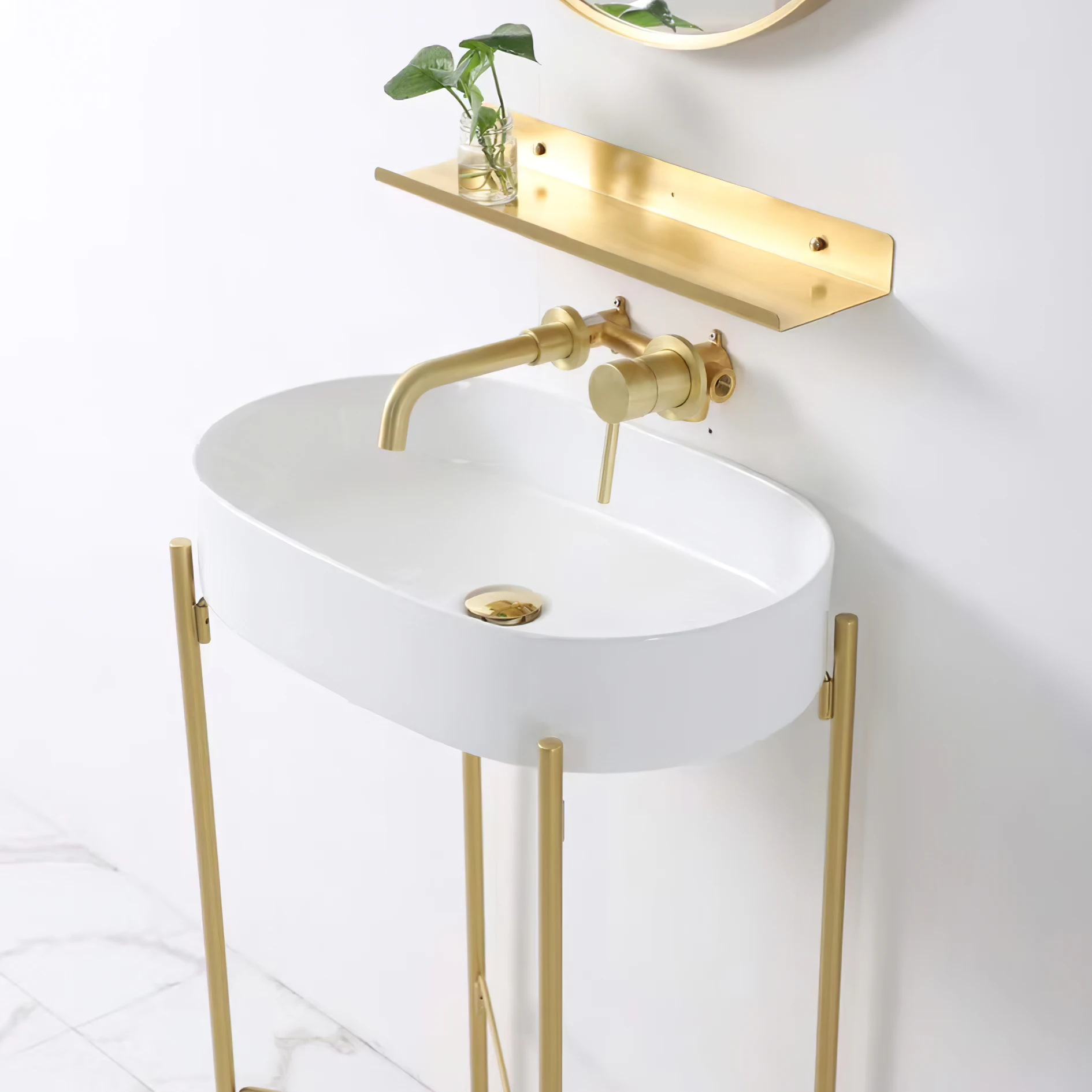 Fanwin Solid Surface Medical Use Anti Bacterial Bathroom Hand Wash basin sink