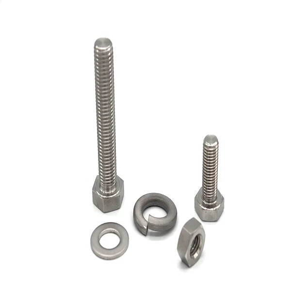
Hastelloy c276 c2000 m20 m12 anchor bolts m30 hastelloy c276 n10276 bolts c c22 c2000 c276 hex bolt nuts washers fasteners 