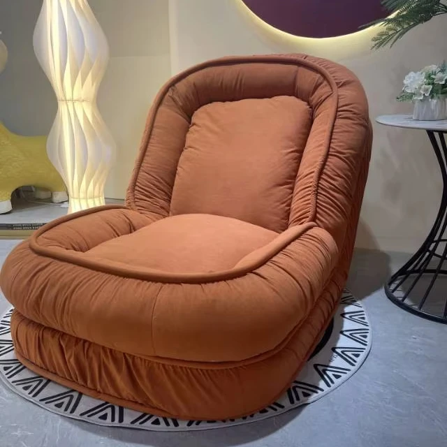 Luxury Adjustable Features Modern Sofa Bed Flannel Fabrics Household Use Living Room Cozy Single Sofa Chair