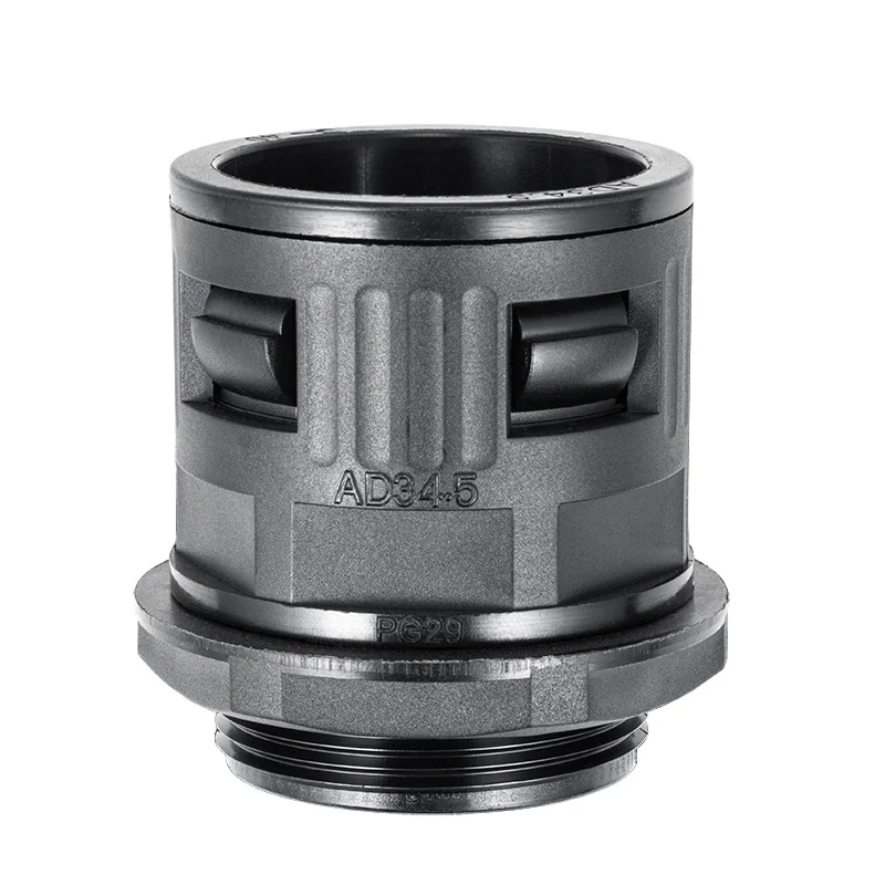 waterproof plastic Integrated function for cable gland and flexible conduit connector adaptor