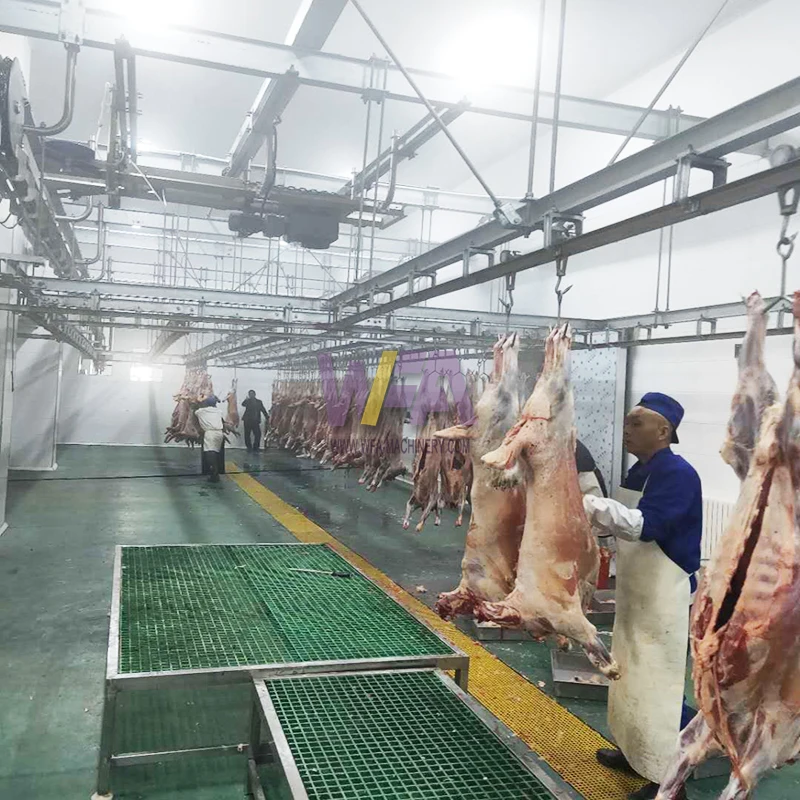 Complete halal lamb slaughtering machine sheep slaughterhouse for goats ram mutton meat processing machinery abattoir equipment