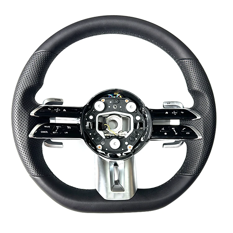 Кожаное Рулевое колесо для Mercedes Benz C217 W209 W204 W205 W206 w207 Coupe C63s C63 AMG