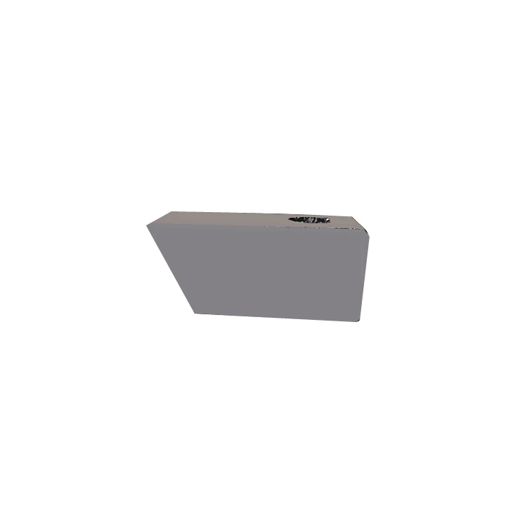 powder metallurgy sintered metal steel block tea packaging machine parts oblique iron block