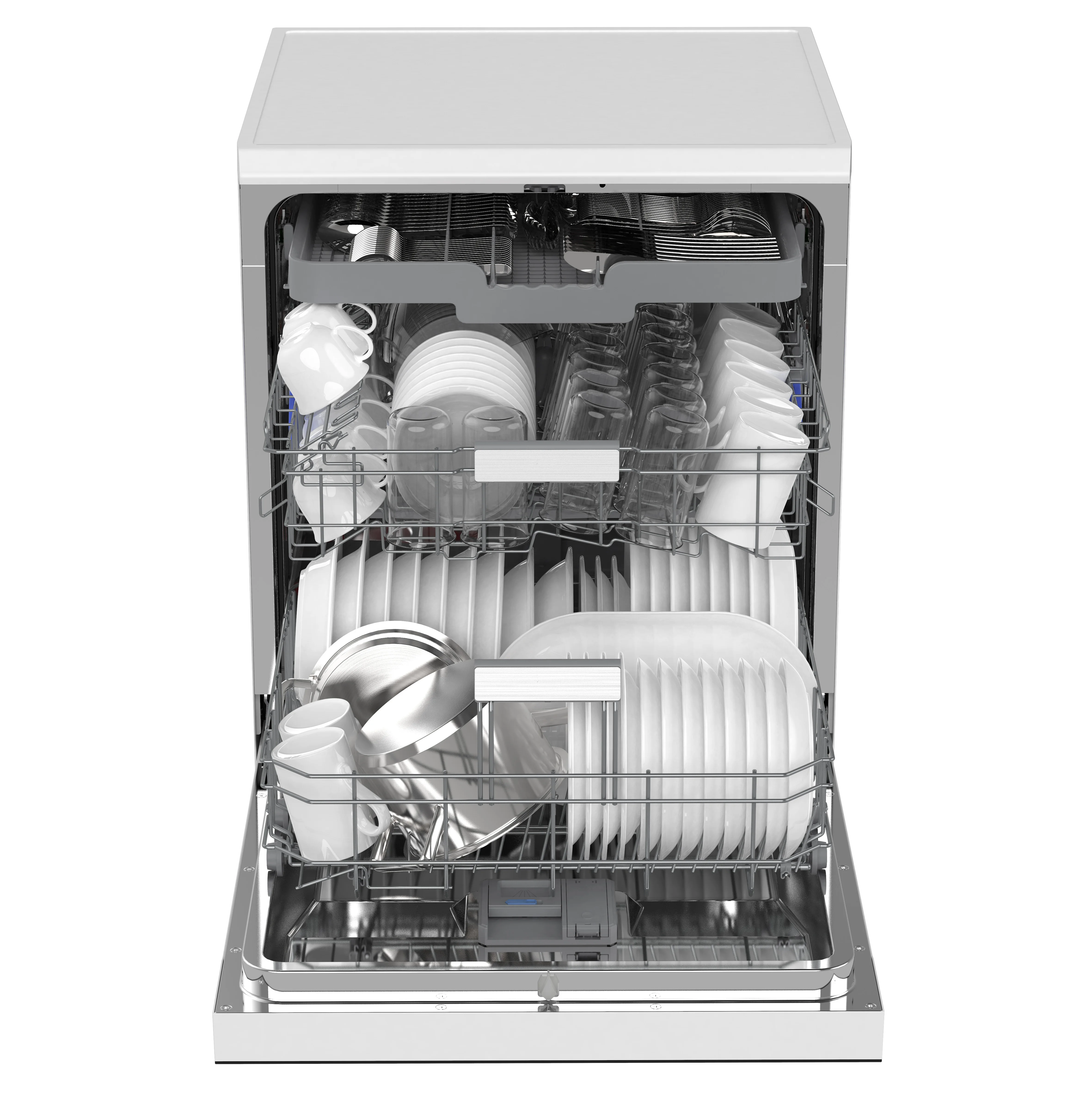 Euro Design Dishwasher For Kitchen Half Load 14 Setting 6 Program Free Standing Dishwashers