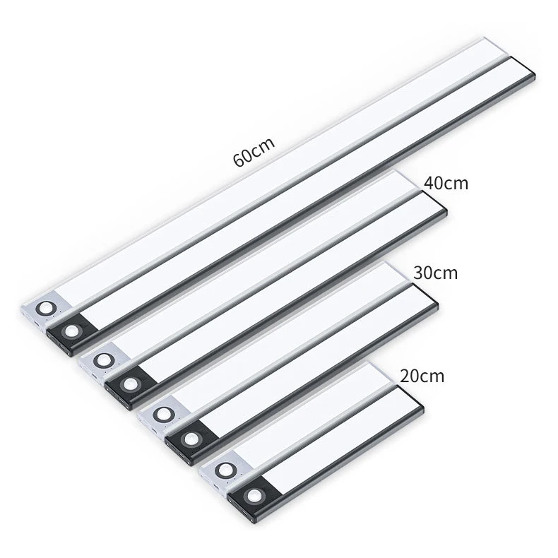 Human Body Induction Lamp Dimmable Led Under Cabinet Lights Indoor Battery Powered Motion Sensor Wireless Led Closet Light