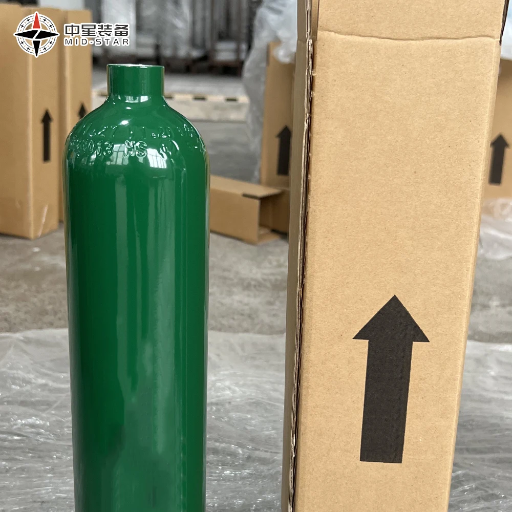 Портативный промышленный газовый баллон от производителя для общего газа кислорода азота аргона CO2 безопасное хранение и стабильность 6 л 8 10