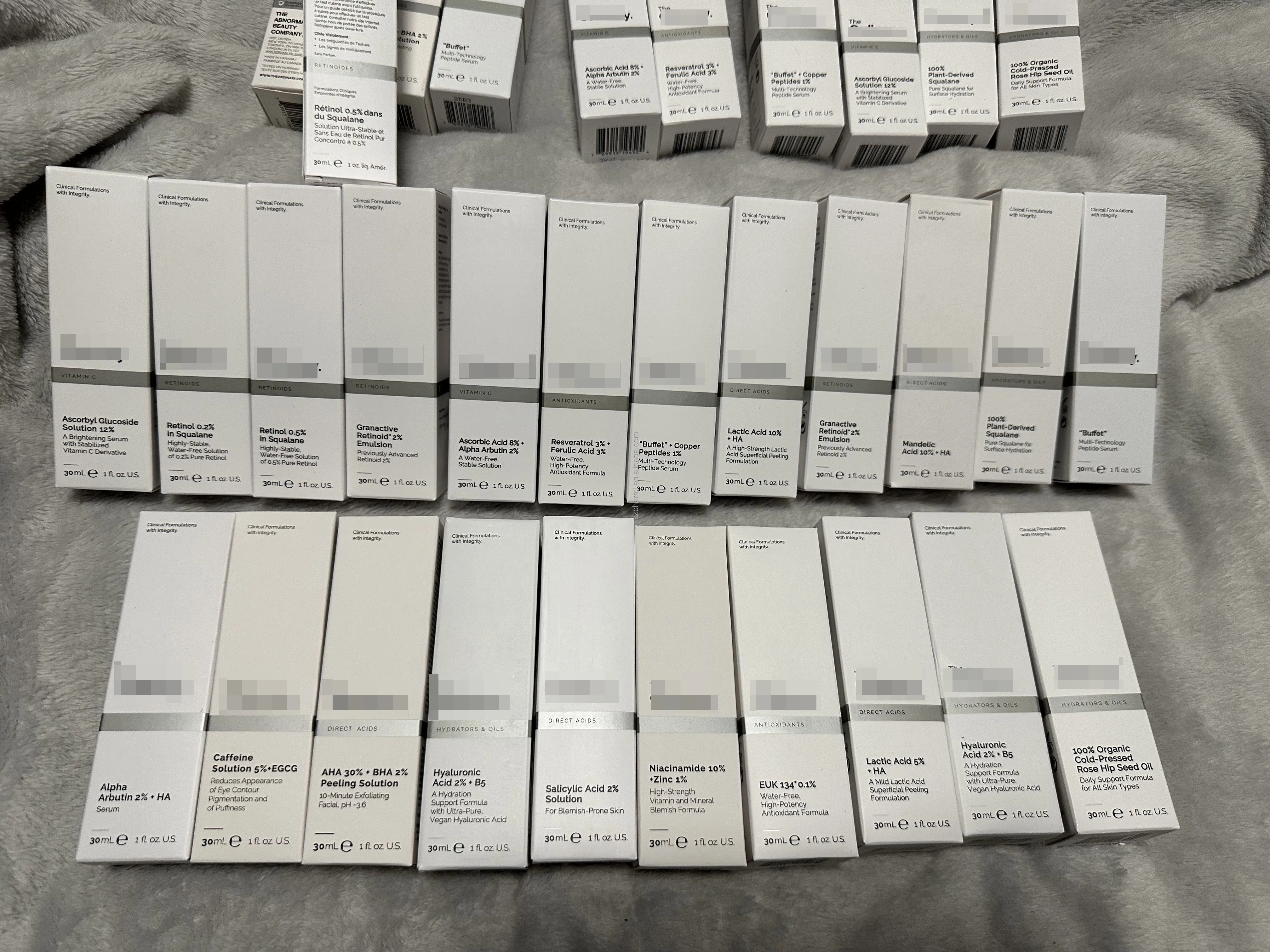 30ml Ordinary Skin Care Serum Hyaluronic Acid 2% B5 Niacinamide 10% Solution AHA 30% + BHA 2% Caffeine Solution Essence